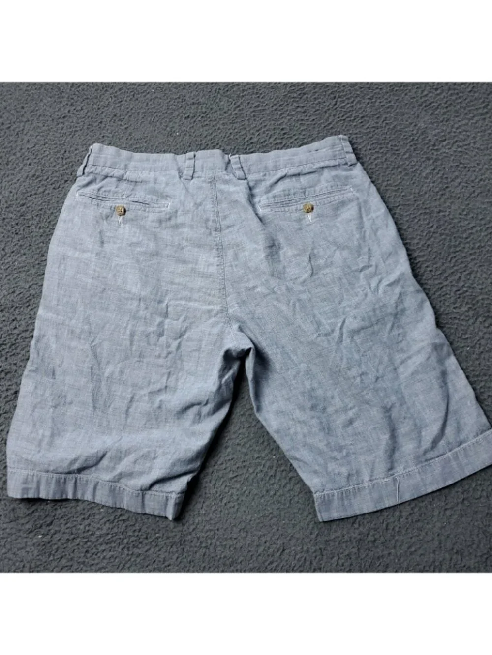 J. Crew Club Shorts Mens 32 Gray Cotton Casual Adult 10'' Inseam Preppy